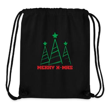 Weihnachten xmas - Stanley/Stella recycelter Gym Bag - Schwarz - Vorne