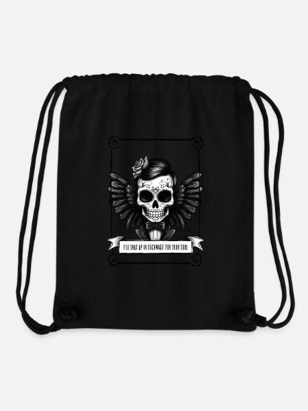 Angel - Skull - Stanley/Stella recycelter Gym Bag - Schwarz