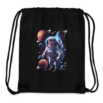 Space Cats Adventure Exploration - Stanley/Stella Recycled Gym Bag - black - Front