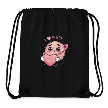 Loving Pluto Heart in Space Look - Stanley/Stella Recycled Gym Bag - black - Front