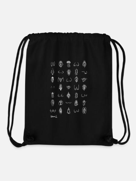 Viva la Diversity_02 - Stanley/Stella recycelter Gym Bag - Schwarz