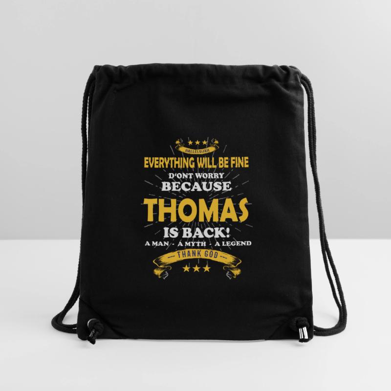 Everything will be fine Thomas Is back Stanley/Stella Recycled Gym Bag