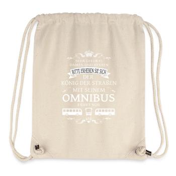 Der König der Straße, der Omnibus-Fahrer - Stanley/Stella recycelter Gym Bag - Naturweiß - Vorne