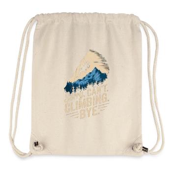Klettern Freeclimbing felsklettern für Frauen - Stanley/Stella recycelter Gym Bag - Naturweiß - Vorne