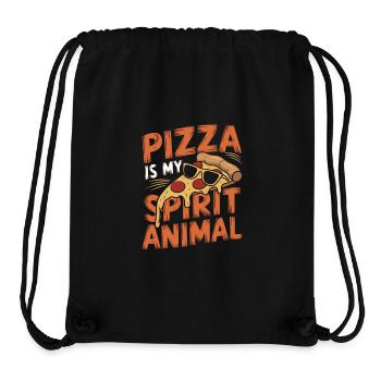 Lustiger Pizza Spruch Pizza Liebhaber - Stanley/Stella recycelter Gym Bag - Schwarz - Vorne