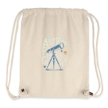 Astrofotografie Teleskop Astronomie - Stanley/Stella recycelter Gym Bag - Naturweiß - Vorne