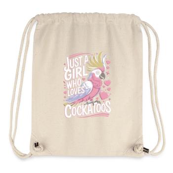 Kakadu lustiger Spruch - Stanley/Stella recycelter Gym Bag - Naturweiß - Vorne