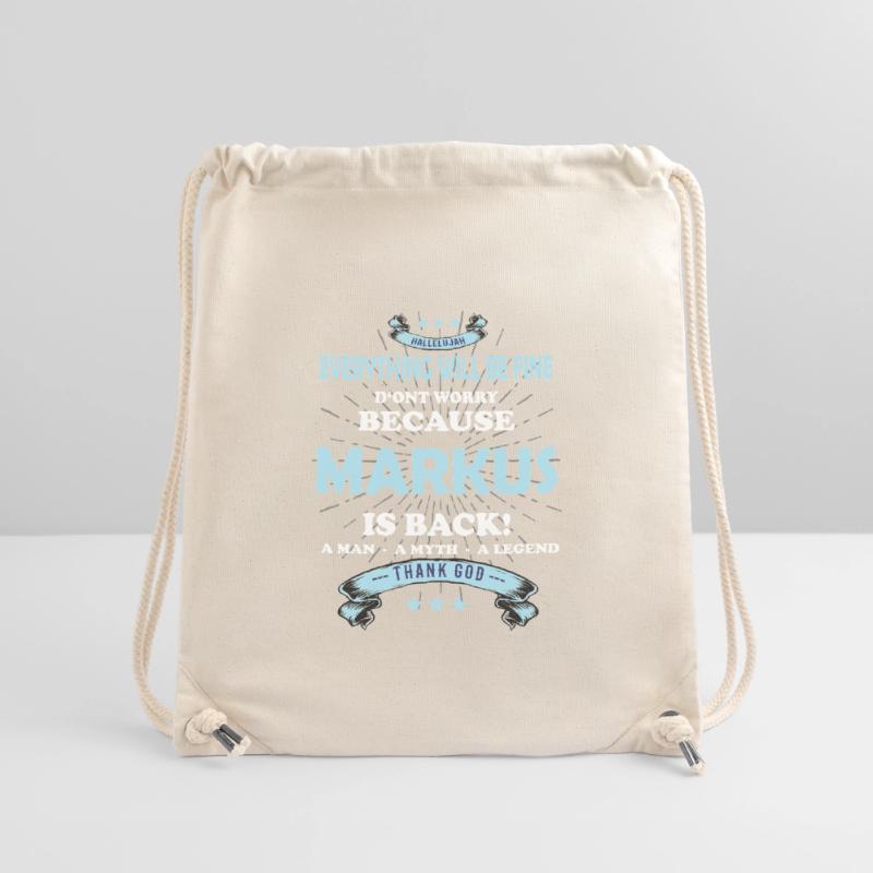 Everything will be fine Markus Is back Stanley/Stella recycelter Gym Bag