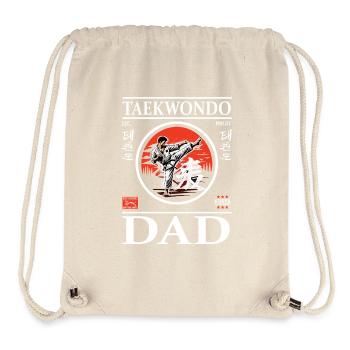 Taekwondo Dad Design mit Kampfsportler - Stanley/Stella recycelter Gym Bag - Naturweiß - Vorne