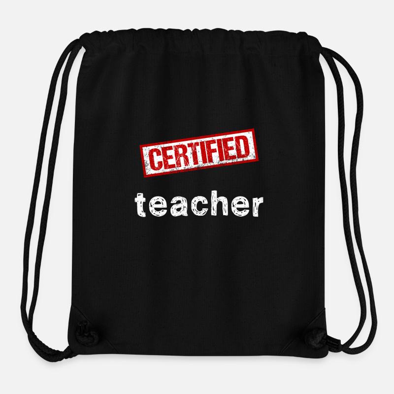 Lehrer - Stanley/Stella recycelter Gym Bag - Schwarz