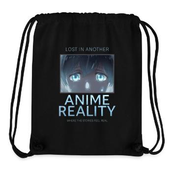 Perdu dans une autre réalité – Anime Addict Reality - Sac à cordon recyclé Stanley/Stella - noir - Devant