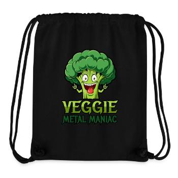 Veggie Metal Maniac - Vegan Music - Saying - Stanley/Stella Recycled Gym Bag - black - Front