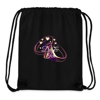 Pärchen Du & Ich - Stanley/Stella recycelter Gym Bag - Schwarz - Vorne