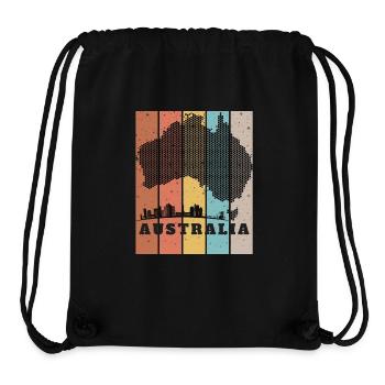 Color of Sydney - Stanley/Stella Recycled Gym Bag - black - Front