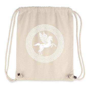 Symbol of the white Pegasus horse - Stanley/Stella Recycled Gym Bag - natural - Front