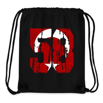 Sivas 58 used - Stanley/Stella recycelter Gym Bag - Schwarz - Vorne