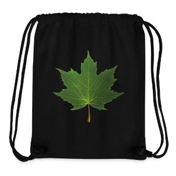 MAPLE LEAF - Stanley/Stella Recycled Gym Bag - black - Front