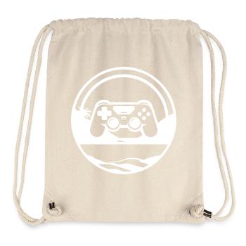 Videospiele Grafik - Stanley/Stella recycelter Gym Bag - Naturweiß - Vorne