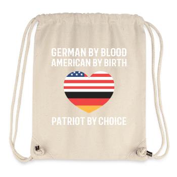 Amerikanisch Deutsch - Stanley/Stella recycelter Gym Bag - Naturweiß - Vorne