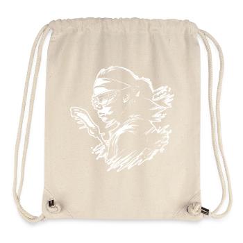 Lacrosse player - Stanley/Stella Recycled Gym Bag - natural - Front