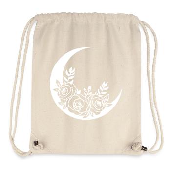 Weißer blühender Mond - Stanley/Stella recycelter Gym Bag - Naturweiß - Vorne