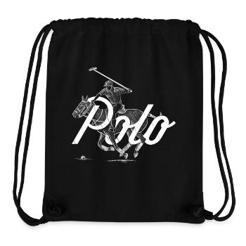 Polo Classic – Reiter trifft Stil - Stanley/Stella recycelter Gym Bag - Schwarz - Vorne