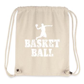Basketball - Ballsport Fan von Dunks - Stanley/Stella recycelter Gym Bag - Naturweiß - Vorne