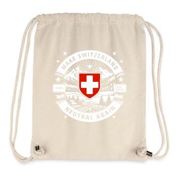 make Switzerland neutral again - Stanley/Stella Recycled Gym Bag - natural - Front