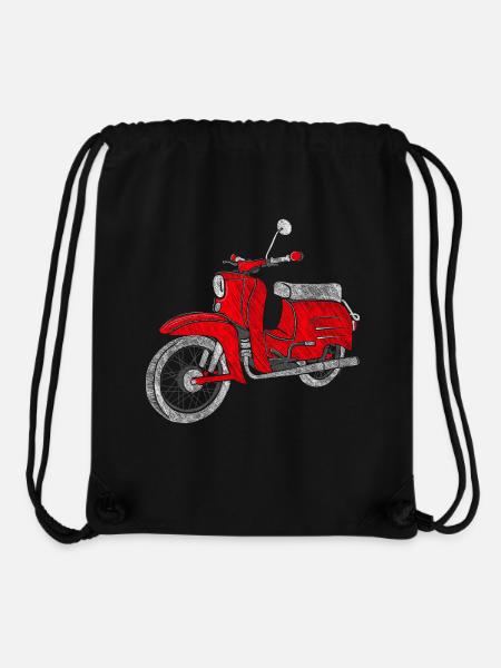 Schwalbe - GDR Moped - GDR Scooter -Vintage - Stanley/Stella Recycled Gym Bag - black