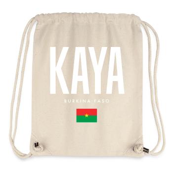 Kaya Burkina Faso - Stanley/Stella Recycled Gym Bag - natural - Front