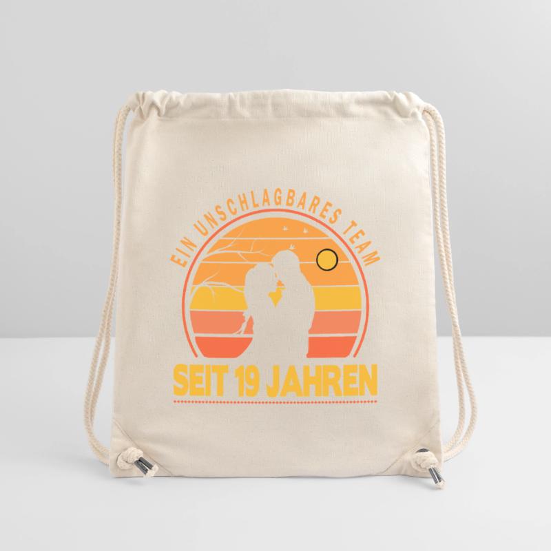 19 Jahre Beziehung Geschenk Ehemann Ehefrau Stanley/Stella recycelter Gym Bag