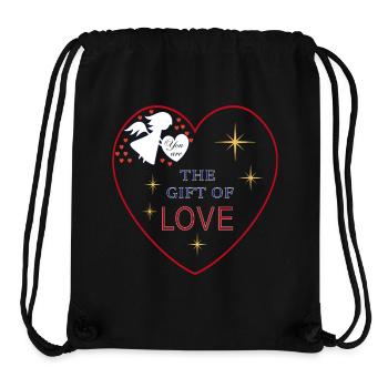 Herz Engel  Liebe - Stanley/Stella recycelter Gym Bag - Schwarz - Vorne