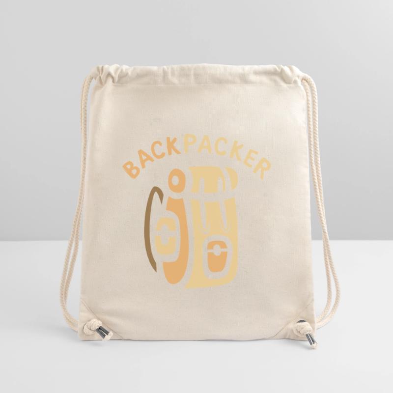 Backpacker Comic Rucksack Design Stanley/Stella recycelter Gym Bag