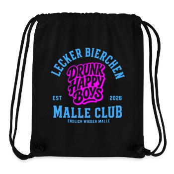 Malle 2026 Lecker Bierchen Malle Club - Stanley/Stella recycelter Gym Bag - Schwarz - Vorne