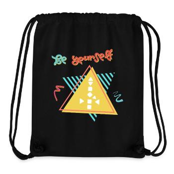 Be Yourself - Stanley/Stella Recycled Gym Bag - black - Front