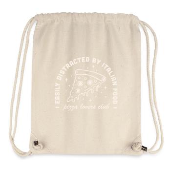 Pizza lover funny quotes - Stanley/Stella Recycled Gym Bag - natural - Front