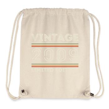 Jahrgang 2009 - Jahr 2009 Geburtstagsgeschenk 2009 - Stanley/Stella recycelter Gym Bag - Naturweiß - Vorne