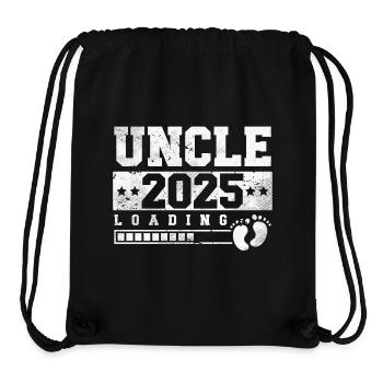 Onkel 2025 loading - Stanley/Stella recycelter Gym Bag - Schwarz - Vorne
