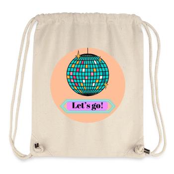 Auf geht es! - Stanley/Stella recycelter Gym Bag - Naturweiß - Vorne