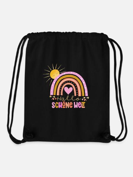 Hello world - Stanley/Stella Recycled Gym Bag - black