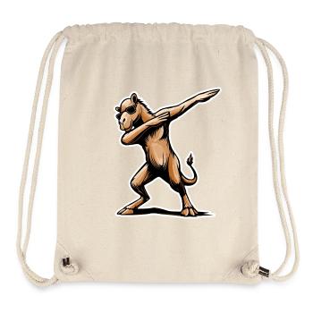 Stylisches Dabbing-Dromedar Design Geschenk - Stanley/Stella recycelter Gym Bag - Naturweiß - Vorne