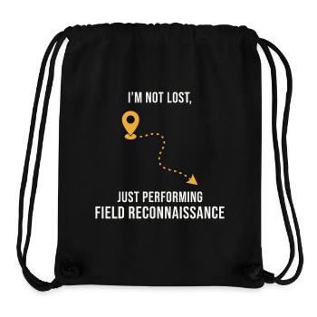 Field Reconnaissance GIS Survey Mapping Humor - Stanley/Stella Recycled Gym Bag - black - Front