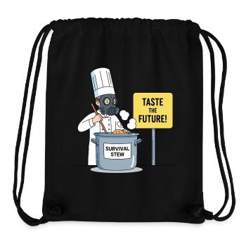 Taste the Future ! - Stanley/Stella Recycled Gym Bag - black - Front