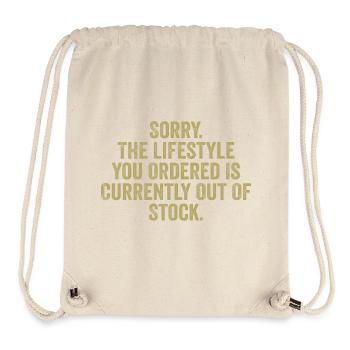 Entschuldigung, der von Ihnen bestellte Lebensstil ist derzeit nicht verfügbar - Stanley/Stella recycelter Gym Bag - Naturweiß - Vorne