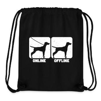 Vizsla - Stanley/Stella recycelter Gym Bag - Schwarz - Vorne