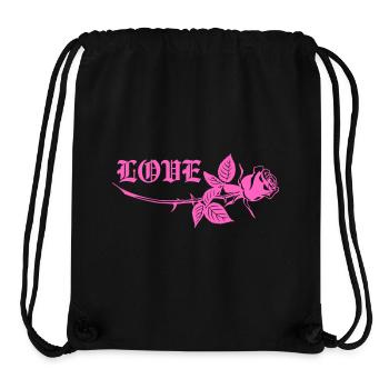 Liebe Rose - Stanley/Stella recycelter Gym Bag - Schwarz - Vorne