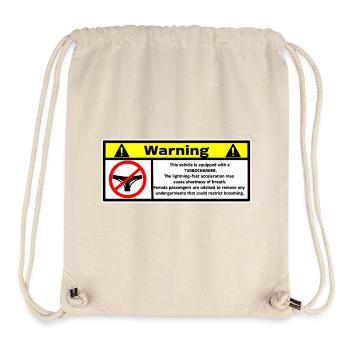 warning - Stanley/Stella Recycled Gym Bag - natural - Front