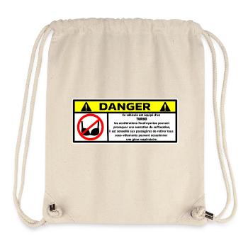 Danger Turbo - Stanley/Stella Recycled Gym Bag - natural - Front