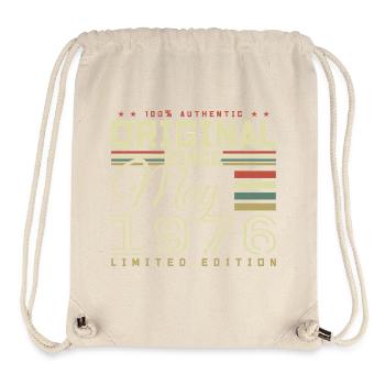 Gift Anniversaire Mai 1976, Gift May 1976 - Stanley/Stella recycelter Gym Bag - Naturweiß - Vorne