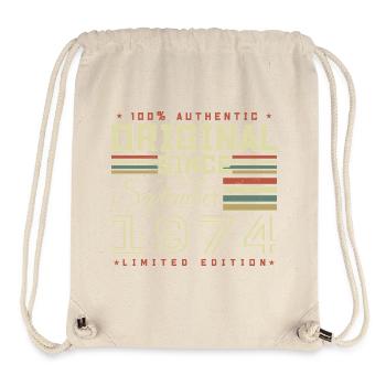 September 1974 Limitierte Auflage zum 51. Jubiläum des Septembers - Stanley/Stella recycelter Gym Bag - Naturweiß - Vorne